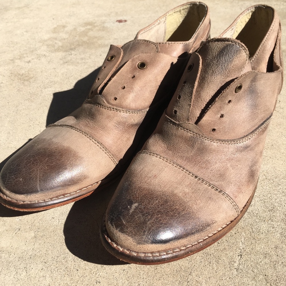Free People Distressed Oxfords